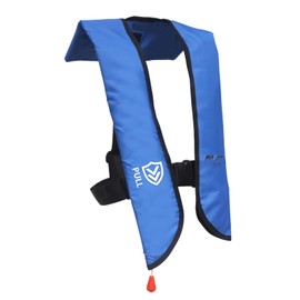 VOGUCCLO Manual Inflatable Life Jacket | Inflatable PFD Jackets for Adults|Kayak Life Vest | PFD Low Profile for Fishing Sailing|Jet Skiing |Supports up to 330 lbs (609 Blue Manual)