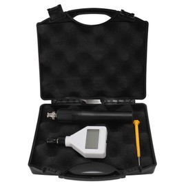 Soil PH Meter with Backlit LCD Display Multipurpose Fruit Meat Soil Tester Gardening Tool Kit 0.00‑14.00pH for Garden Lawn Farm Use