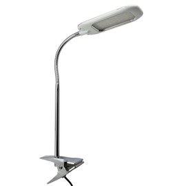 Trango 6616 LED Clamp Lamp Table Lamp LED Reading Light Clip Lamp Including 1x 6 Watt 3000 K Warm White LED Module Ideal for Children's Room Nail Design Nail Studio Cosmetic Studio