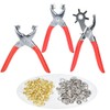Multifunctional Belt Puncher Leather Hole Punch Pliers Eyelet Plier Grommet