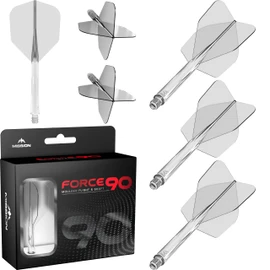 Mission Force 90 Clear NO6 Dart Flights Inbetween