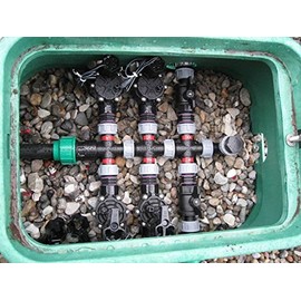 Rain Bird 100-DVF Magnetic Valve 9 V 1 Inch Internal Thread with Flow Rate Regulation