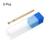 sourcing map 5pcs 120-140 Grits Diamond Grinding Bit 3mm Inverted