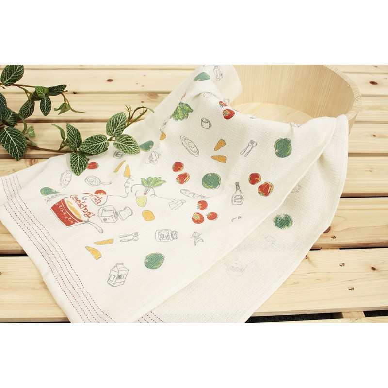 25054 Nuno-Goyomi Face Towel, Made in Imabari, 13.0 x 39.4