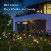2Set Solar Bee Garden Lights IP65 Waterproof 8 LED Decorative