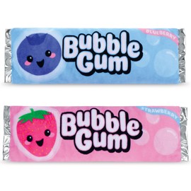 iscream Play with Your Food! Pack of Bubble Gum Scented Fleece Play Pillow Set with Embroidered Accents