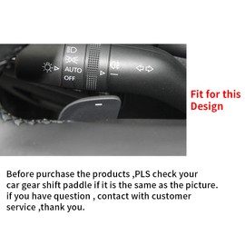 HIBEYO Sports Black CNC Billet Aluminum Steering Wheel Larger Paddle Shifter Extension Covers Compatible with for 2020 2021 mazda3 Axela Mazda 3 Replacement Paddle Shifter Extensions