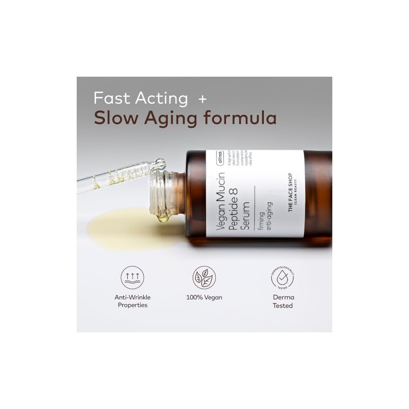 The Face Shop Alltimate Sérum Mucina Vegana Péptidos Serum Hidratante
