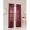 No. 918 Emily 59 by 63-Inch Sheer Voile Curtain Panel,