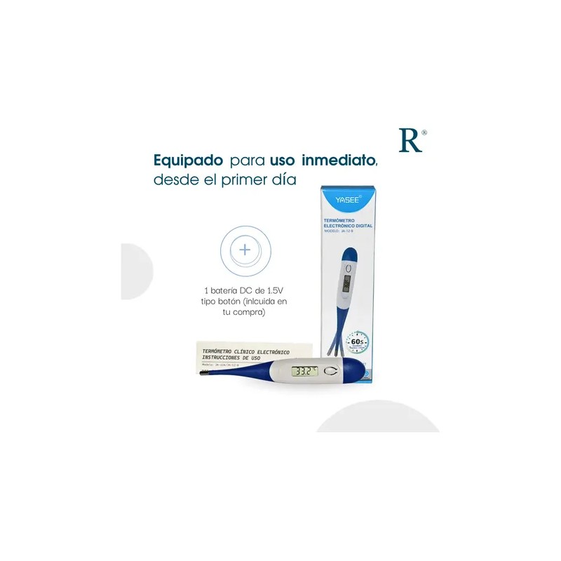 Termómetro Digital Punta Flexible 10 Piezas