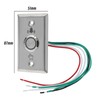 YINETTECH Waterproof Door Bell Lighting Pressure Button Switch with LED