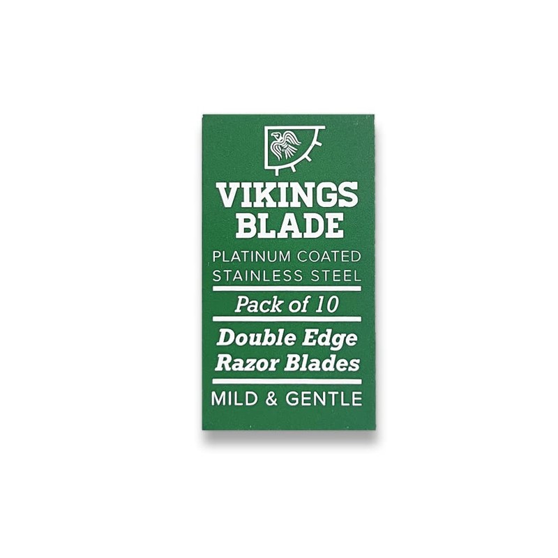 VIKINGS BLADE Double Edge Safety Razor Blades, 10x Blades, Swedish