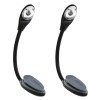 Patriot Lighting 2 PACK Flexible LED Book Light Easy Clip