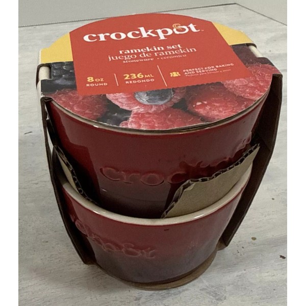 Crock-Pot Crockpot Crock Pot Artisan 2 Piece 8 Oz Stoneware