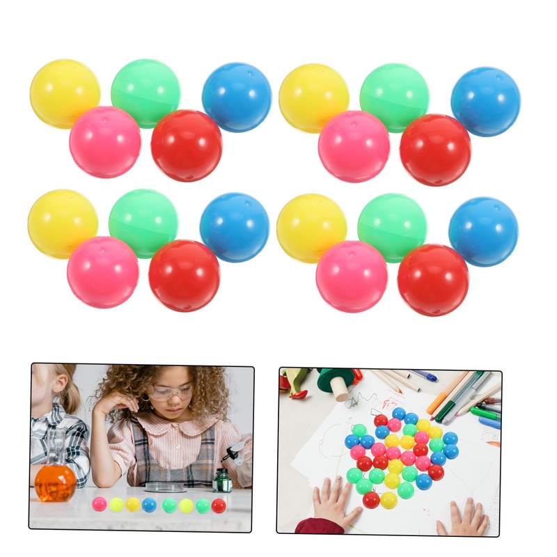 CIYODO Counting Balls 100pcs for Boys and Girls 20mm Marbles