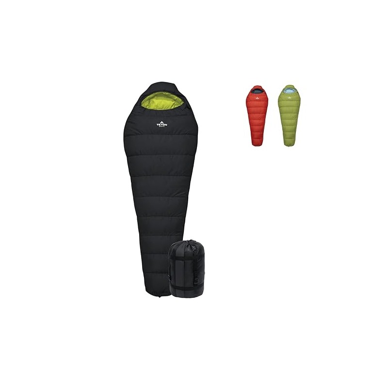 TETON Sports LEEF Ultralight Mummy Sleeping Bag Perfect for Backpacking,