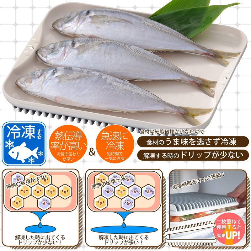 Sugiyama Metal KS-3181 Defrost Dish, New Quick-kun, Fast Defrost Just