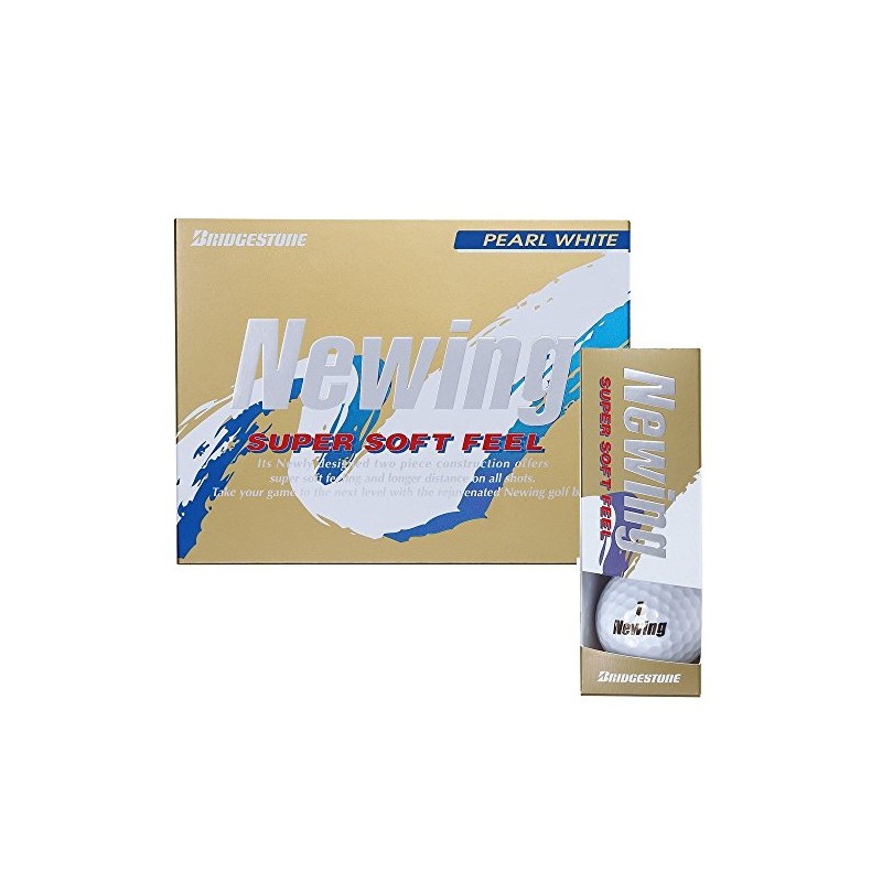 Bridgestone NEWING SUPER SOFT FEEL Pearl white 1 dozen(12 pcs)