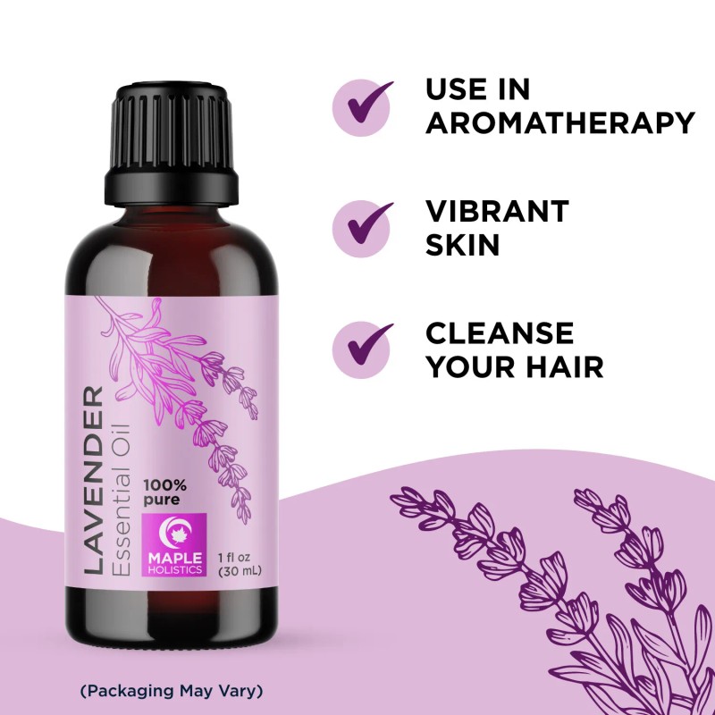 Maple Holistics Pure Lavender Oil Essential Oil