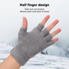 Heated Mitten Gloves Double Sided Heating Promote Blood Circulation USB