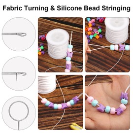 Drawstring Threader Tool Set, Sewing Loop Turner for Fabric Belt Shoulder Straps, Flexible Drawstring Threader, Easy Rope Threader Clips for Hoodie String Jackets Sweaters (9 Pack)