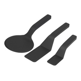 Spatula Set, Heat Resistant Non Stick Kitchen Cooking Utensils Nylon Serving Spatulas Slotted Fish Pancake Flippers Egg Flexible Cookware Turners for Omelets Muffins Bread Cookie Crepe Burger 3 Pack