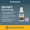Chemwell 99.9% Isopropyl Alcohol - 2 Gallons (32 fl oz,