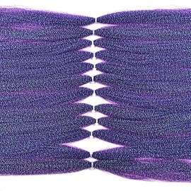 12 paquetes de 270 hebras por bolsa, material de atado de pesca con mosca, moscas secas, varios colores (7-púrpura-12 paquetes)