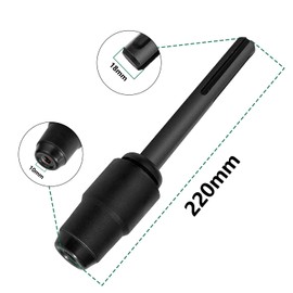Monkey King Bar SDS Chuck Adapter, SDS Max to SDS Plus Adapter, Suitable Chuck Conversion Tool for All SDS Drill Bits and Chisel