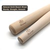 Bakehope French Rolling Pin for Baking Pasta Pizza Bread, Natural