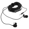 Lavalier Microphone Deep Noise Reduction Clip On Lapel Mic for