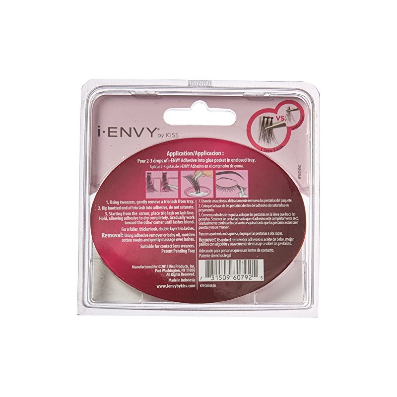 Kiss Envy Trio Short 30 Lashes
