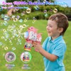 Babuloo Dolphins Bubble Gun for Kids, Portable Bubble Machine 10000+