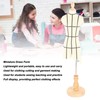 Miniature Dress Form with Stand Wood Base Sewing Mannequin Body