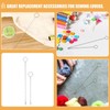 10Pcs Sewing Loop Turner Hook Set (5 Long & 5