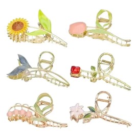 Fs Fsfs Tsts Lk 6 Pieces Of Hairpins, Sweet Shark Clips /