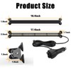 WINECO Emergency LED Strobe Traffic Advisor Lights Bar Car Front