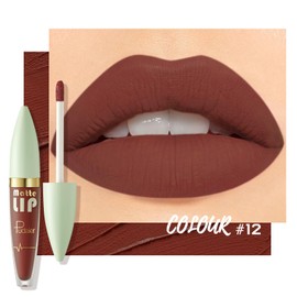 ZUK Matte Liquid Lipstick for Women, Long Lasting Lipstick, Highly Pigmented Lip Stain, Smudge-proof, Waterproof, Cruelty-free and Vegan