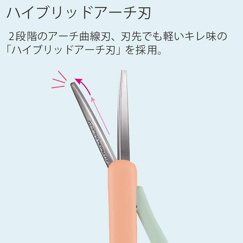 Kokuyo Campus Capless Portable Scissors Limited 50th Anniversary Light Blue