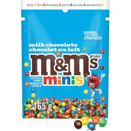M&M's M&Ms Minis Milk Chocolate Candies, Sharing Bag, 165g/5.8 oz