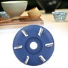 6‑Tooth Arc Dics Hexagonal Shovel for Roughening Polishing Carving Woodworking