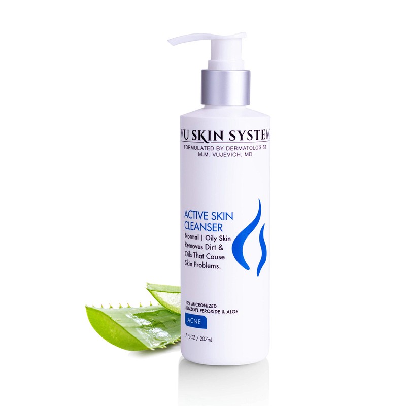 VU SKIN SYSTEM Active Skin Cleanser - Clears Skin of