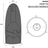 Kecugres Chiminea Covers Waterproof Durable Cover for Clay Chiminea, Protective