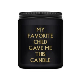 Gifts for Dad Mom from Daughter Son - Best Dad Mom Ever Gifts, Funny Fathers Day & Mothers Day & Birthday & Thanksgiving & Christmas Gifts, Lavender Scented Candle(7oz)