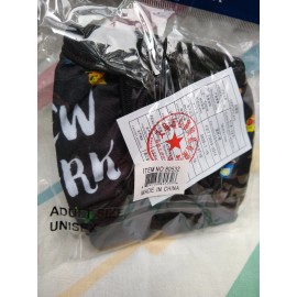 BLACK FACE MASK NEW YORK attractions ADULT SIZE