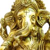 GURU JEE™ Brass Statue Ganesh Ji Ganpati Bappa Murti Gift