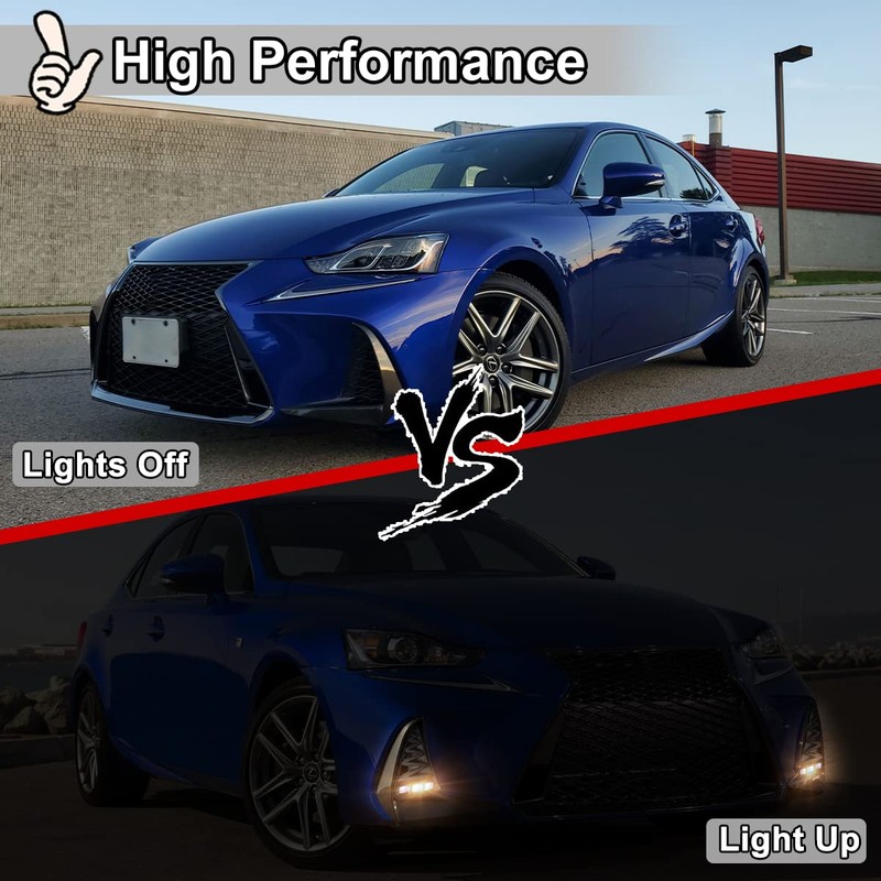 Nixon Offroad Fog Lights for Lexus IS200t IS300 IS350 2017-2019,