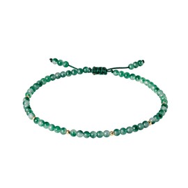Jewboo Natural Moss Agate Anklet Bracelet For Women Beach Foot Jewelry Real Gemstone Healing Crystals Gem Yoga Meditation Adjustable Foot Bracelet