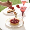 MATANA - 25 Premium Multi-Use Plastic Dessert Side Party Plates