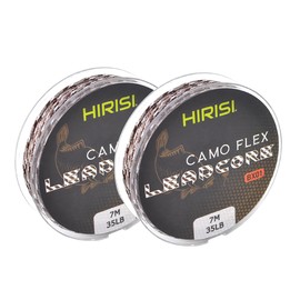 Hirisi Tackle 2PCS Leadcore Carp Fishing 35lb 7M 3 Colors Braided Fishing Line